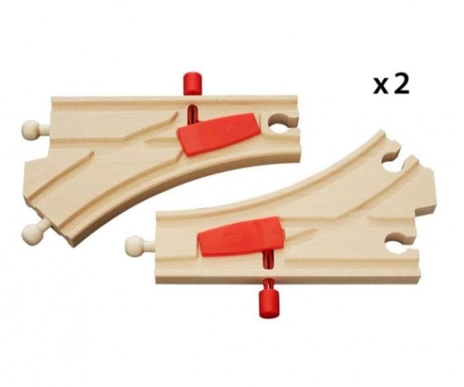 Brio Mechanical Train Track Switches