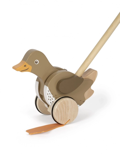 Small Foot Wooden Duck Pull Toy