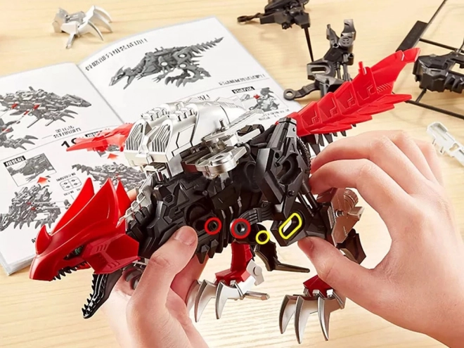 Raptor Dinosaur Moving Model Assembly Kit