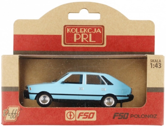 Vehicle PRL FSO Polonez Blue