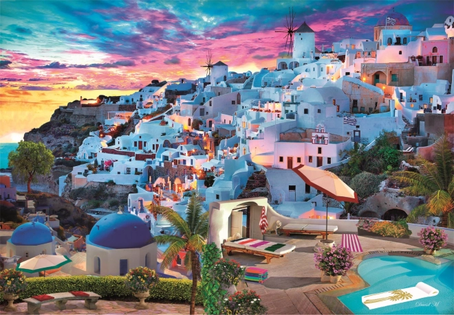 Greece View Puzzle 500 Pieces