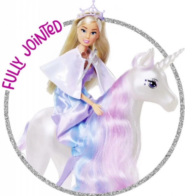 Poupée Steffi avec licorne