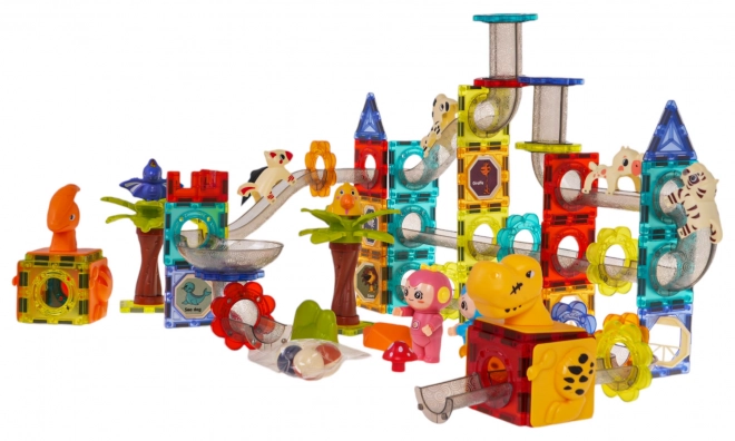 Magnetic Building Blocks Zoo Set 153 Pieces