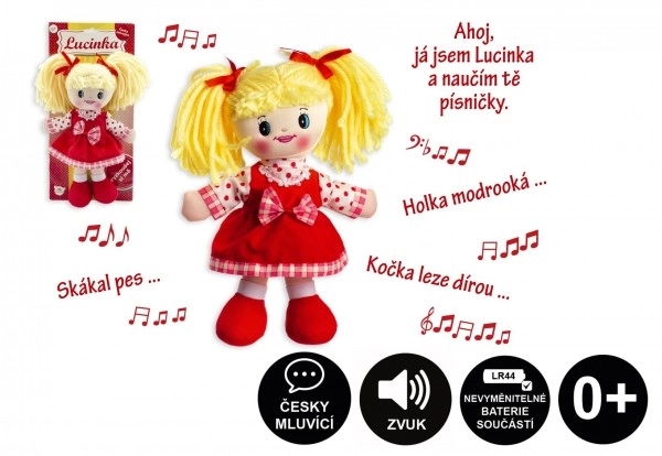 Talking Plush Doll Lucinka