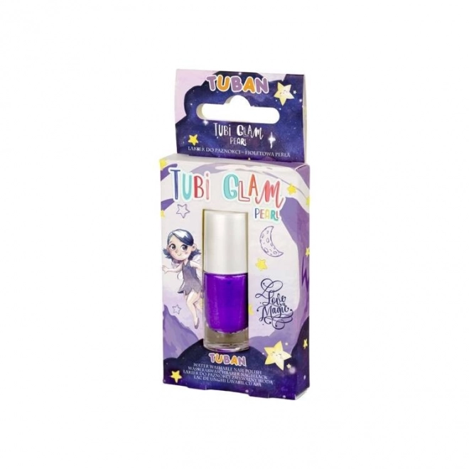 Tubi Glam Purple Pearl Kids' Nail Polish