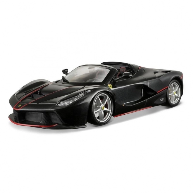 Bburago Ferrari Laferrari Aperta Metallic Black Model Car 1:24