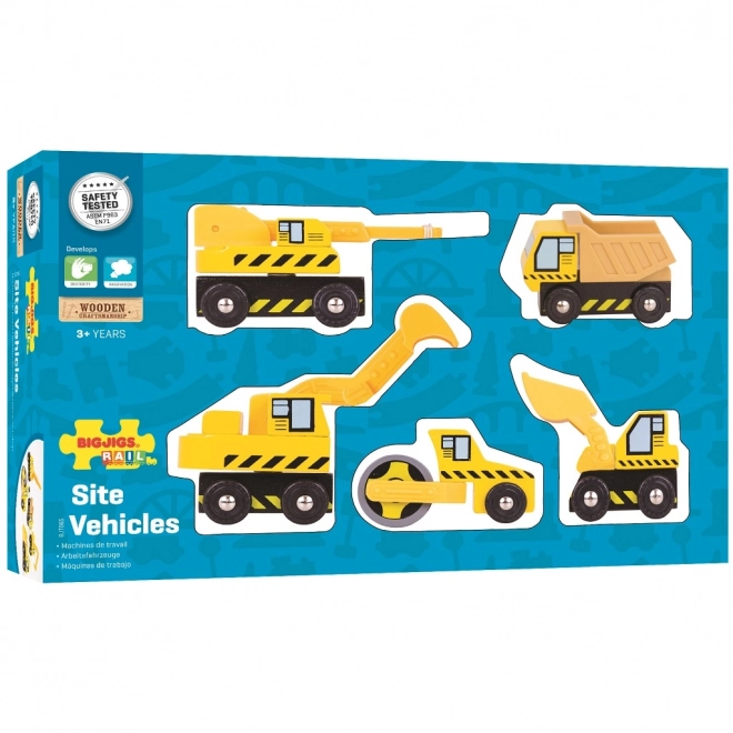 Bigjigs Rail Construction Machines