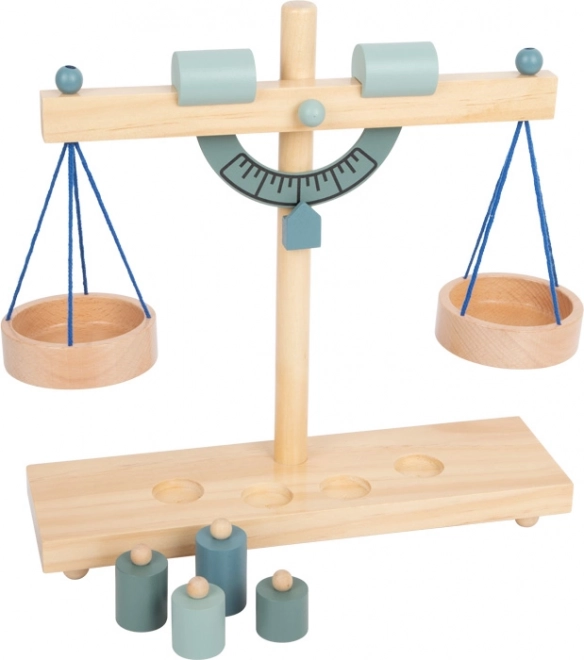 Wooden Scale for Kids with Weights - Small Foot