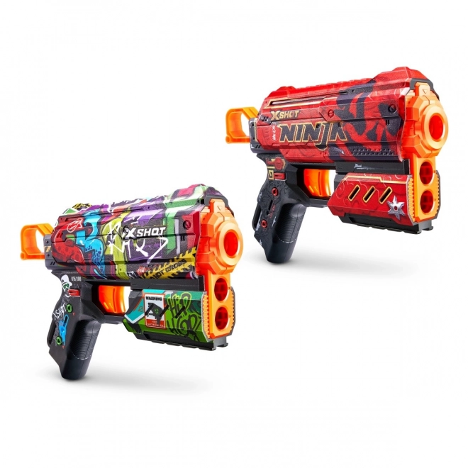 X-Shot Launcher Set with Skins Flux