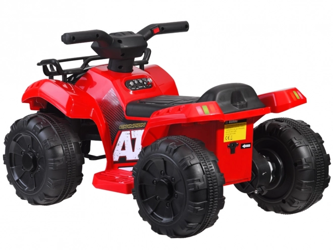 Children's Battery-Powered Quad with Lights – green