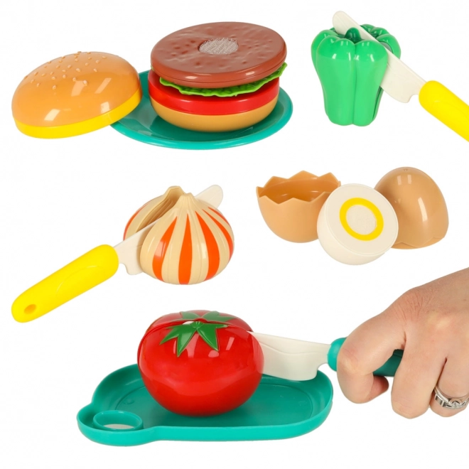 Vegetable Cutting Play Set - 26 Pieces