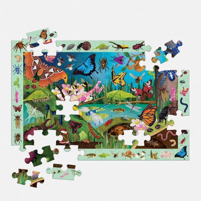 Mudpuppy Beetles and Butterflies Puzzle 64 Pieces