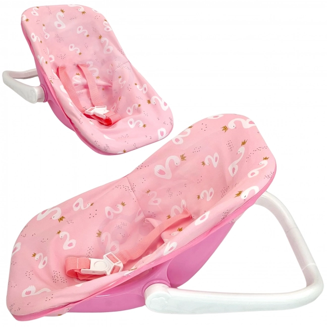 Set bambola neonata 30,5 cm con portabebé rosa
