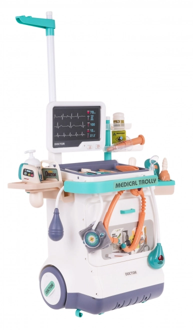 Interactive Doctor Set with Medical Cart for Kids