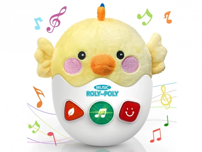 Interactive Chick Musical Toy with Lullabies and Lights