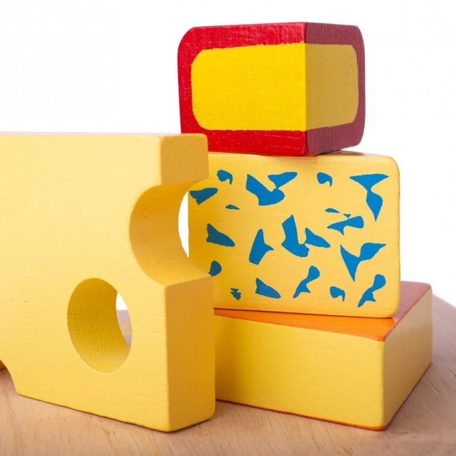 Bigjigs wooden cheese set