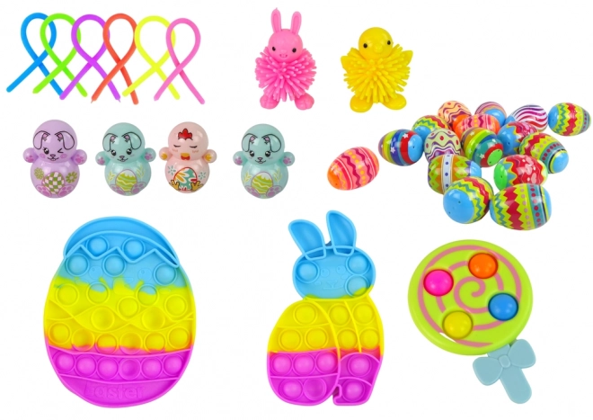 Easter Fidget Toy Set with Decorative Eggs