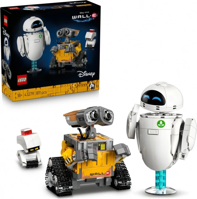 Lego Disney Pixar WALL‑E en EVE – verzamelset voor volwassenen