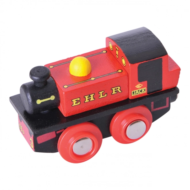 Wooden Replica Locomotive Jack by Bigjigs Rail