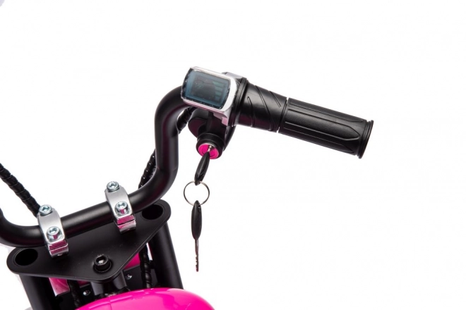 Pink Rechargeable Motorbike