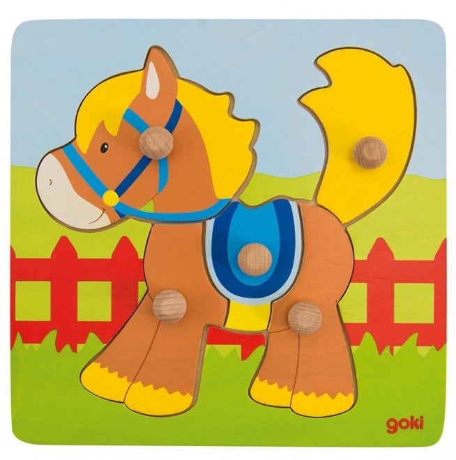 Wooden Horse Puzzle by GOKI