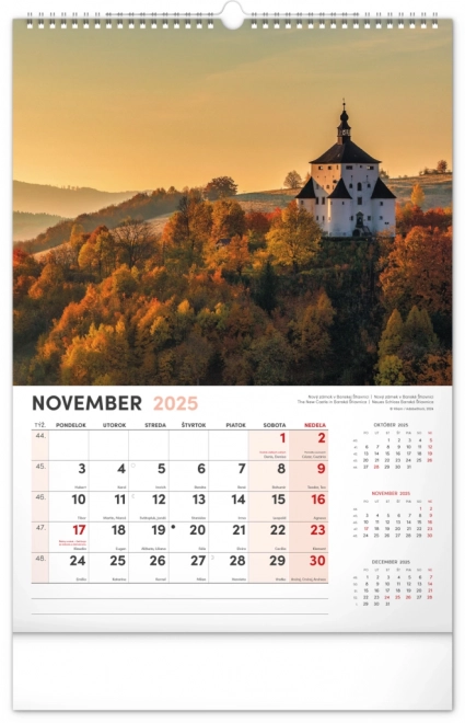 Wall Calendar Our Slovakia 2025