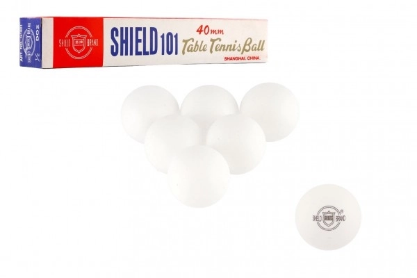 Seamless Table Tennis Balls by SHIELD – White