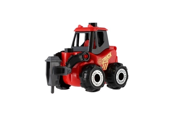 Construction Toy Vehicle with Screwdriver