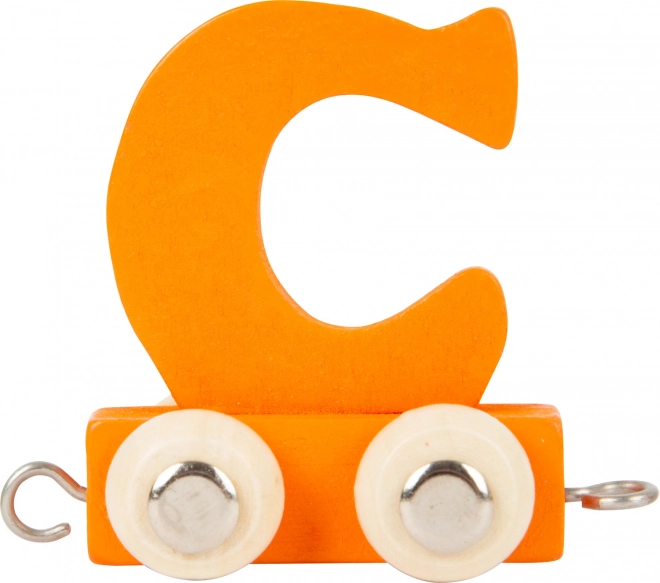 Colorful Alphabet Train Letter C