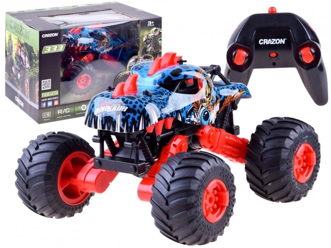 Remote Controlled Dino Monster 4x4 – red