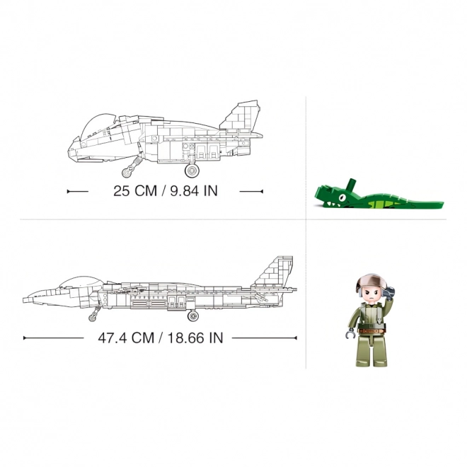 Sluban Model Bricks Chengdu J-20 Fighter Jet