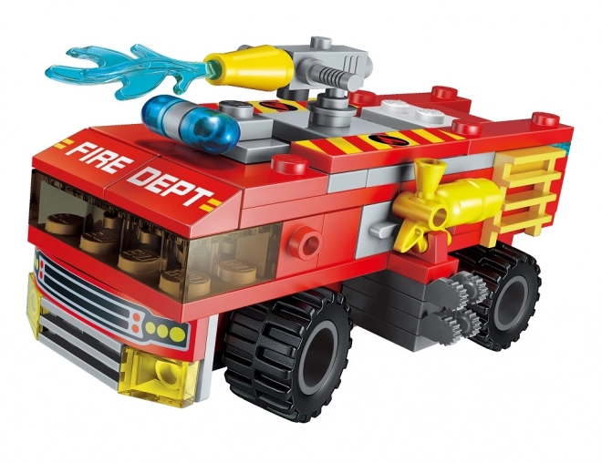 Qman Fire Rescue Building Set 8-in-1