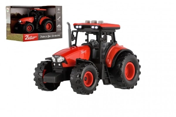 Plastic Zetor Tractor with Light and Sound 9x14cm