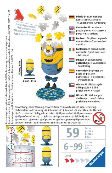 Minions 2 Jeans 3D Puzzle Character by Ravensburger