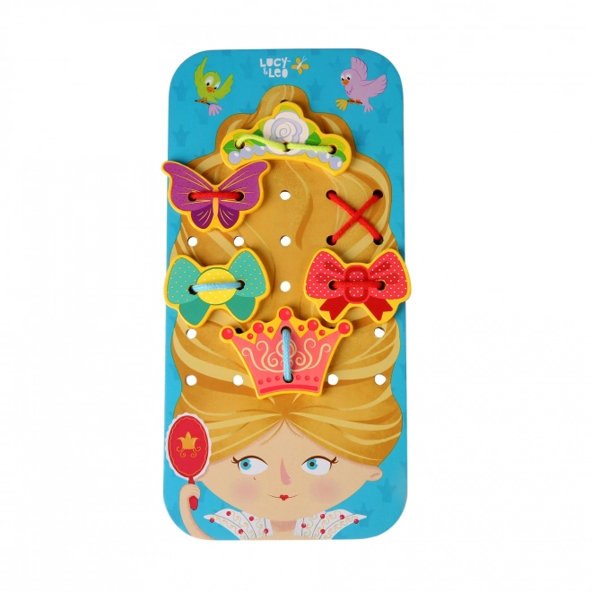 Lucy & Leo Princess Wooden Lacing Set