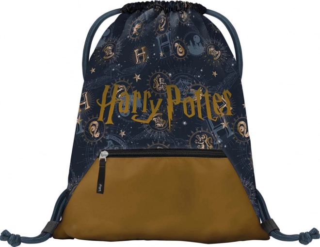 Harry Potter Hogwarts Drawstring Bag with Pocket