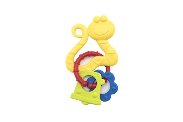 Rubber Teether with Charms