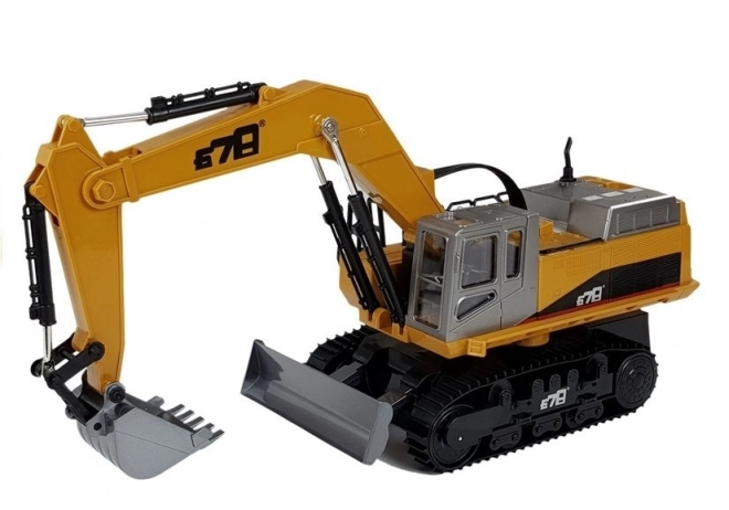 Remote Control Yellow Construction Excavator