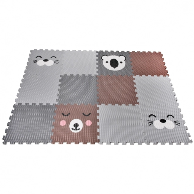 Minideckfloor Puzzle Foam Floor with Seal, Bear, and Koala