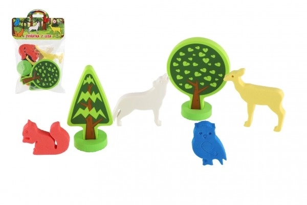 Foam Stickers Forest Animals Set