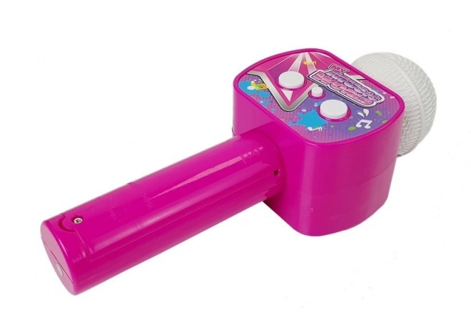 Wireless Kids Karaoke Microphone with Bluetooth Speaker - Pink