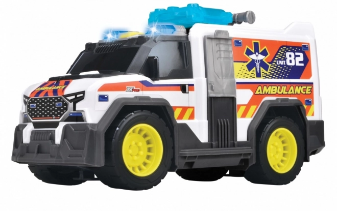 Dickie White Ambulance Toy Car