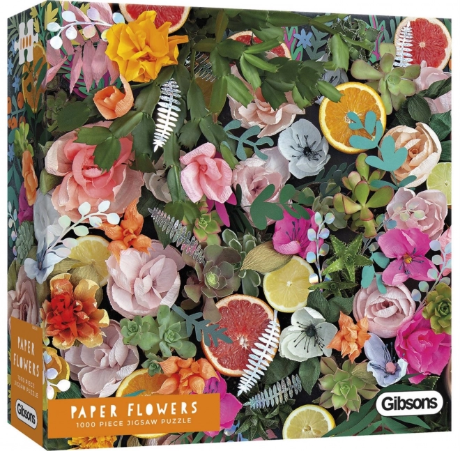 Paper Flowers 1000 Piece Puzzle