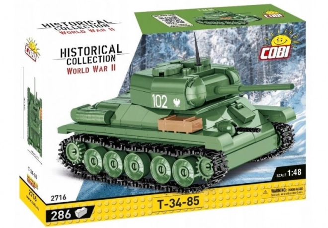 T-34-85 Soviet Medium Tank Model Set by COBI