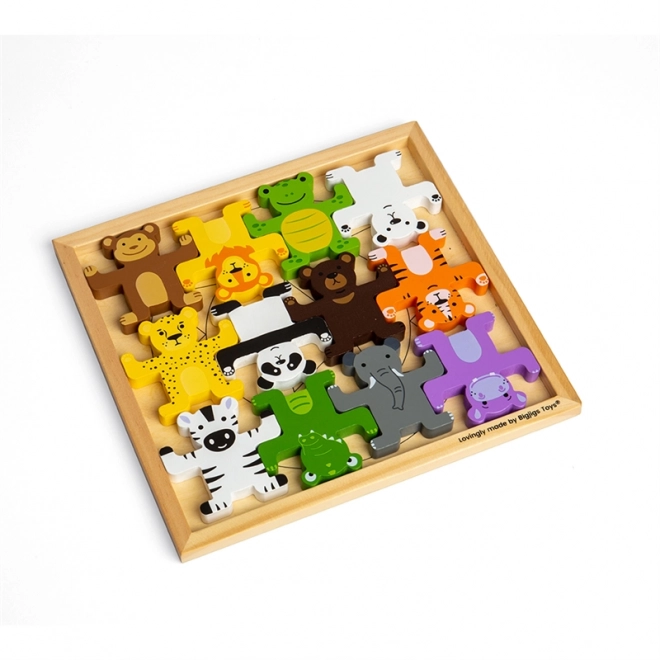 Motor Skill Balancing Game Wild Animals by Bigjigs Toys