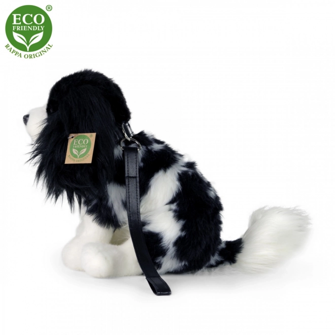 Plush Cavalier King Charles Spaniel with Leash