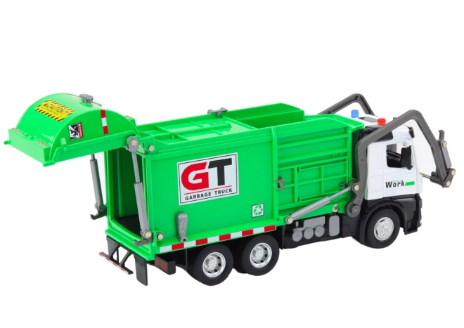 Realistic garbage truck simulation