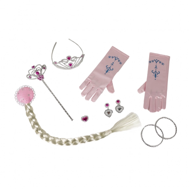 Princess Accessory Set with Gloves - Pink