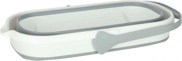 Opvouwbare emmer voor mop met handvat