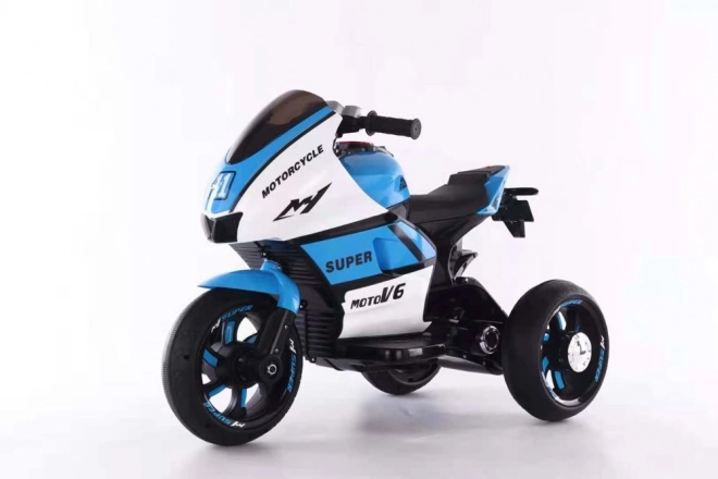 Blue Kids Electric Ride-On Motorcycle